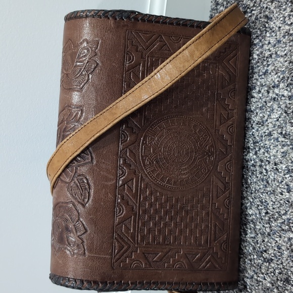 Vintage reversible genuine leather purse - Picture 4 of 9